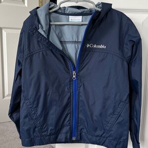 Columbia Deep Blue Rain Jacket